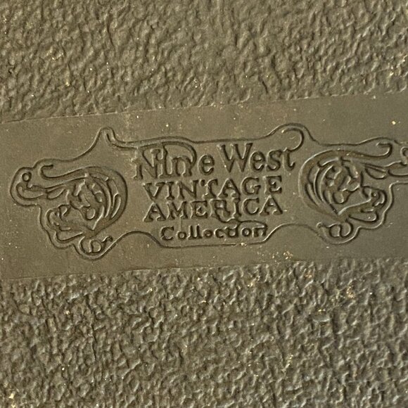 Nine West Vasorbie Leather Boots 3 Strap Flat Heel Sz 7 Dark Brown #335F - Picture 8 of 9